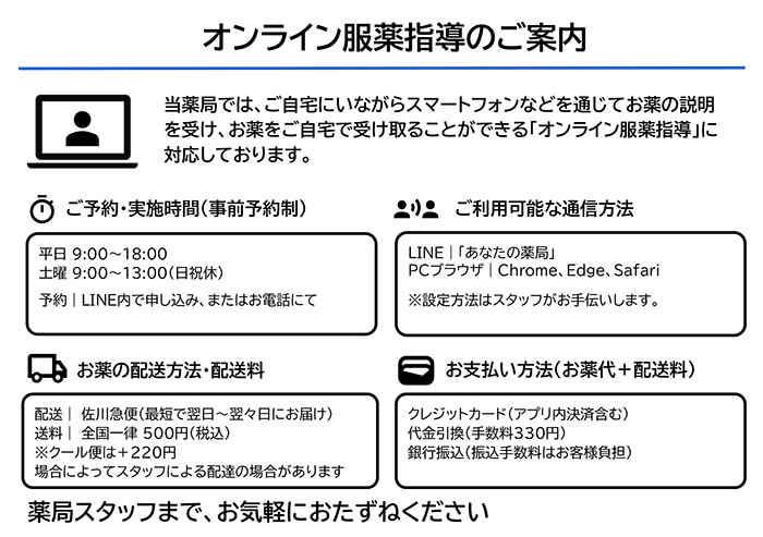 オンライン服薬指導